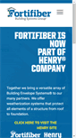 Mobile Screenshot of fortifiber.com